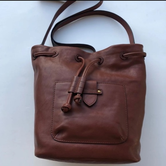 Frye Handbags - Frye Olivia Bucket Bag - Cognac